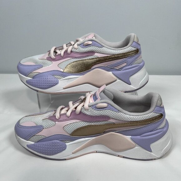 Puma Women’s RS-X3 Rosewater Team Gold Sneakers Sz 9 Pink Trainers Athletic Shoe - Picture 11 of 16